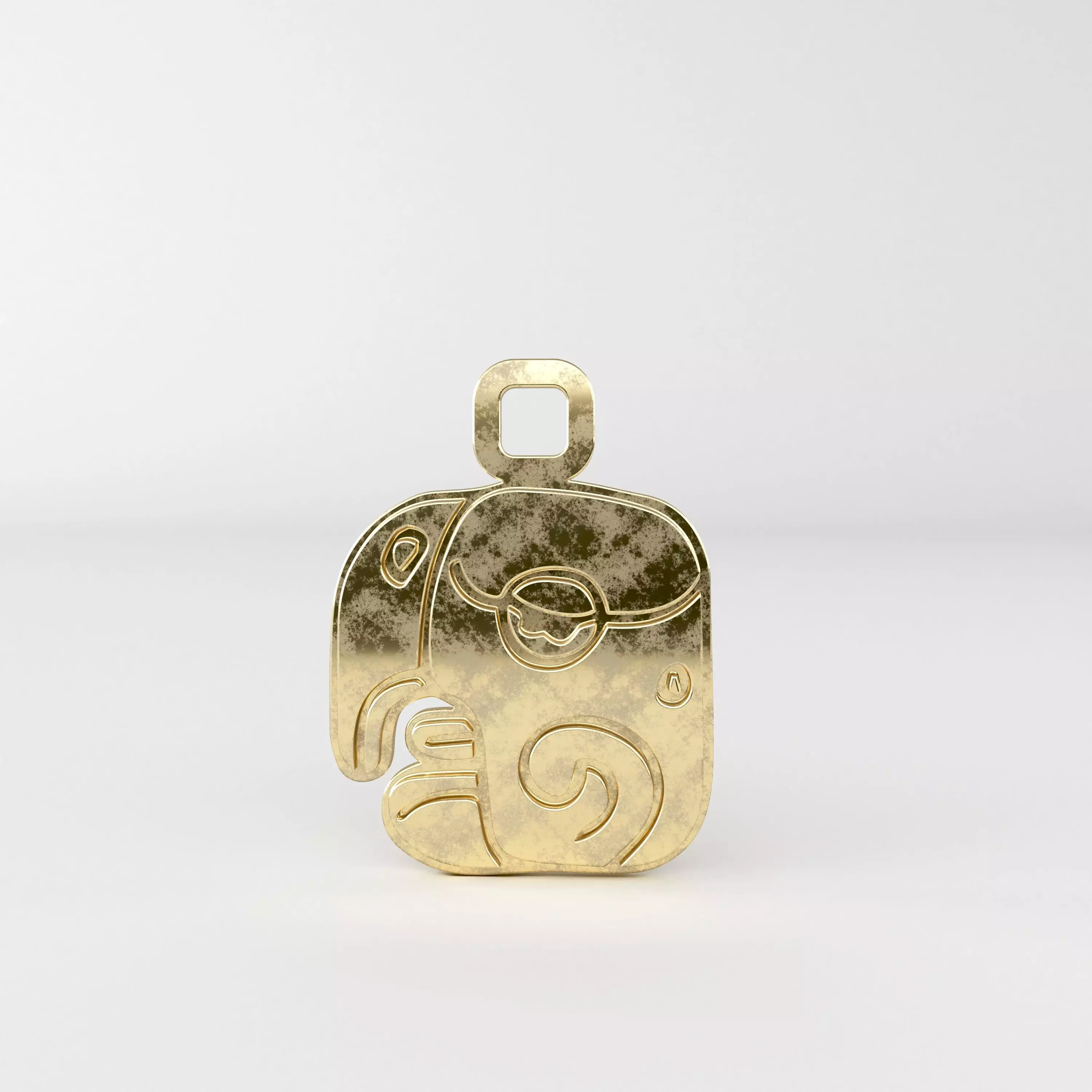 Maya pendant A38 3D print model