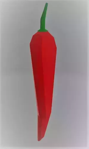 LowPoly ChilliPepper chili pepper