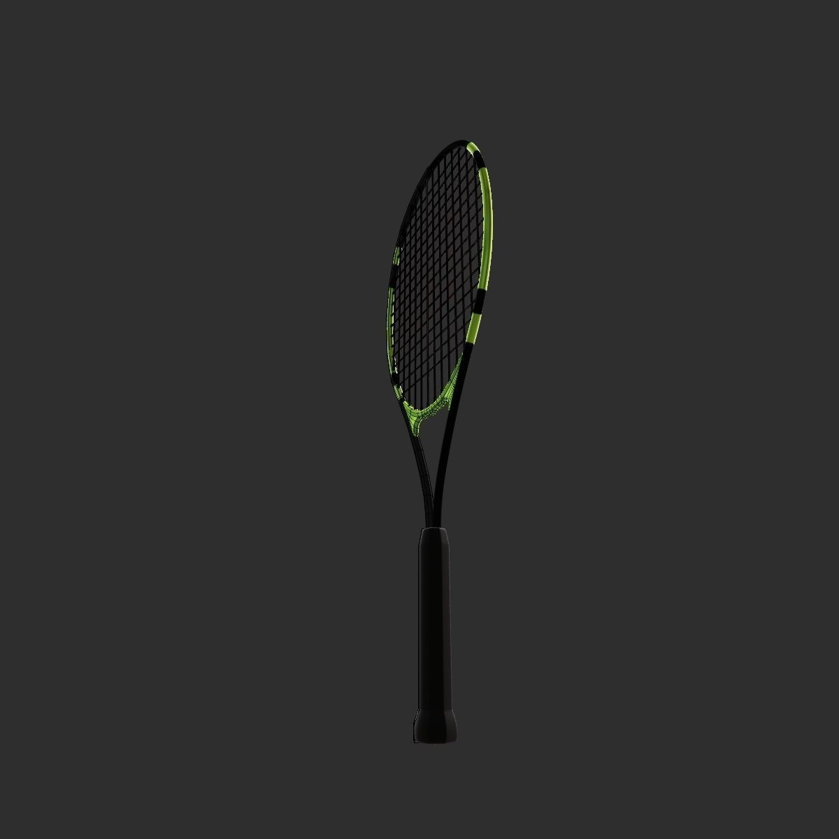 Tennis Racket Low-poly 3D model_6