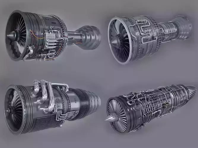 engine jet pack 3D model