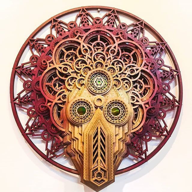 3D Deity Mask model 3D model_5