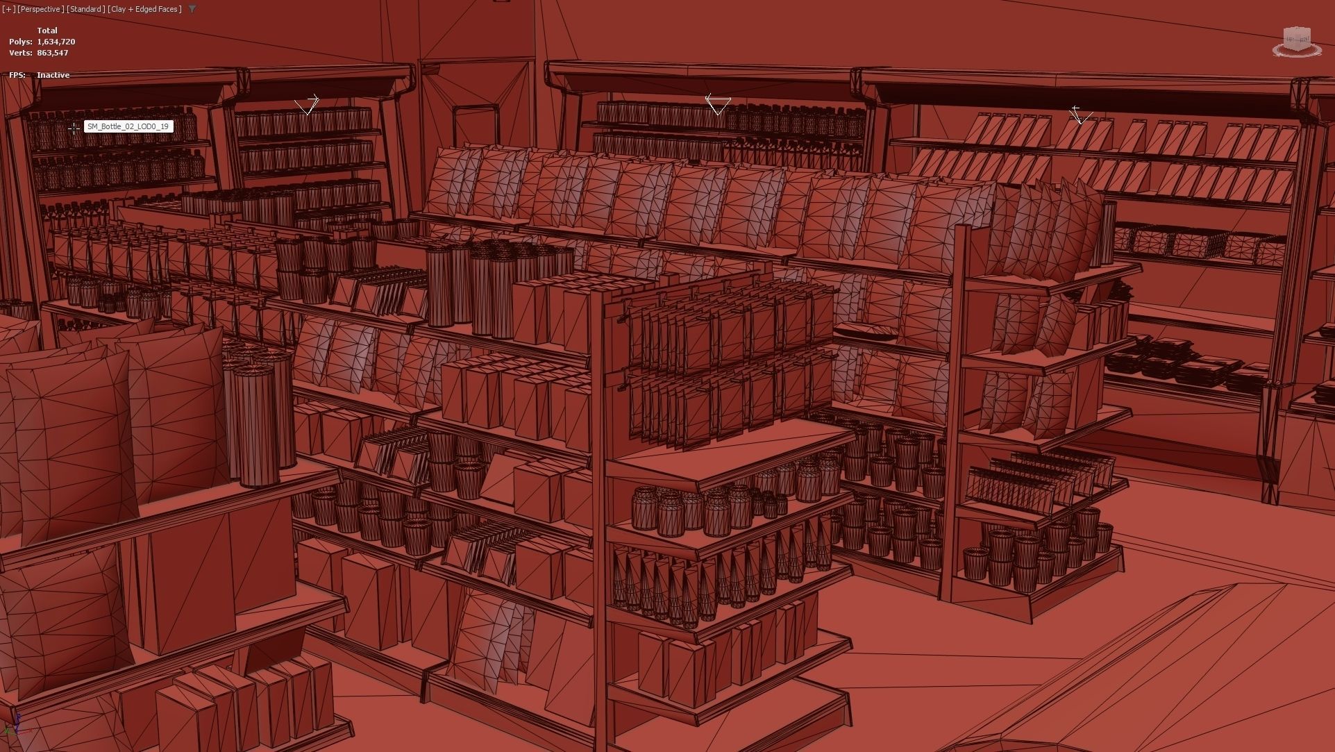 Japanese Convenience Store - Over 400 unique assets Low-poly 3D model_17