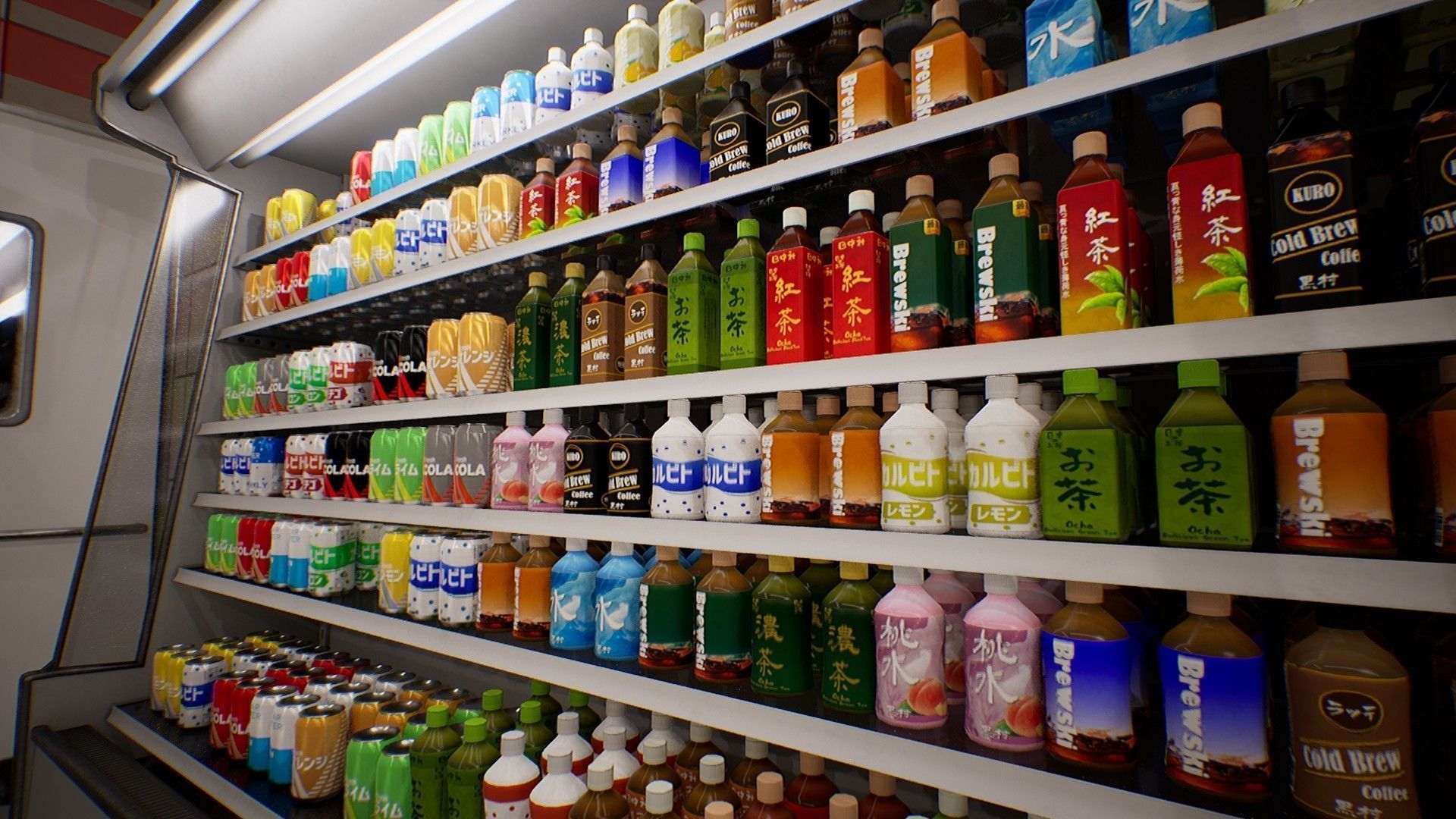 Japanese Convenience Store - Over 400 unique assets Low-poly 3D model_7