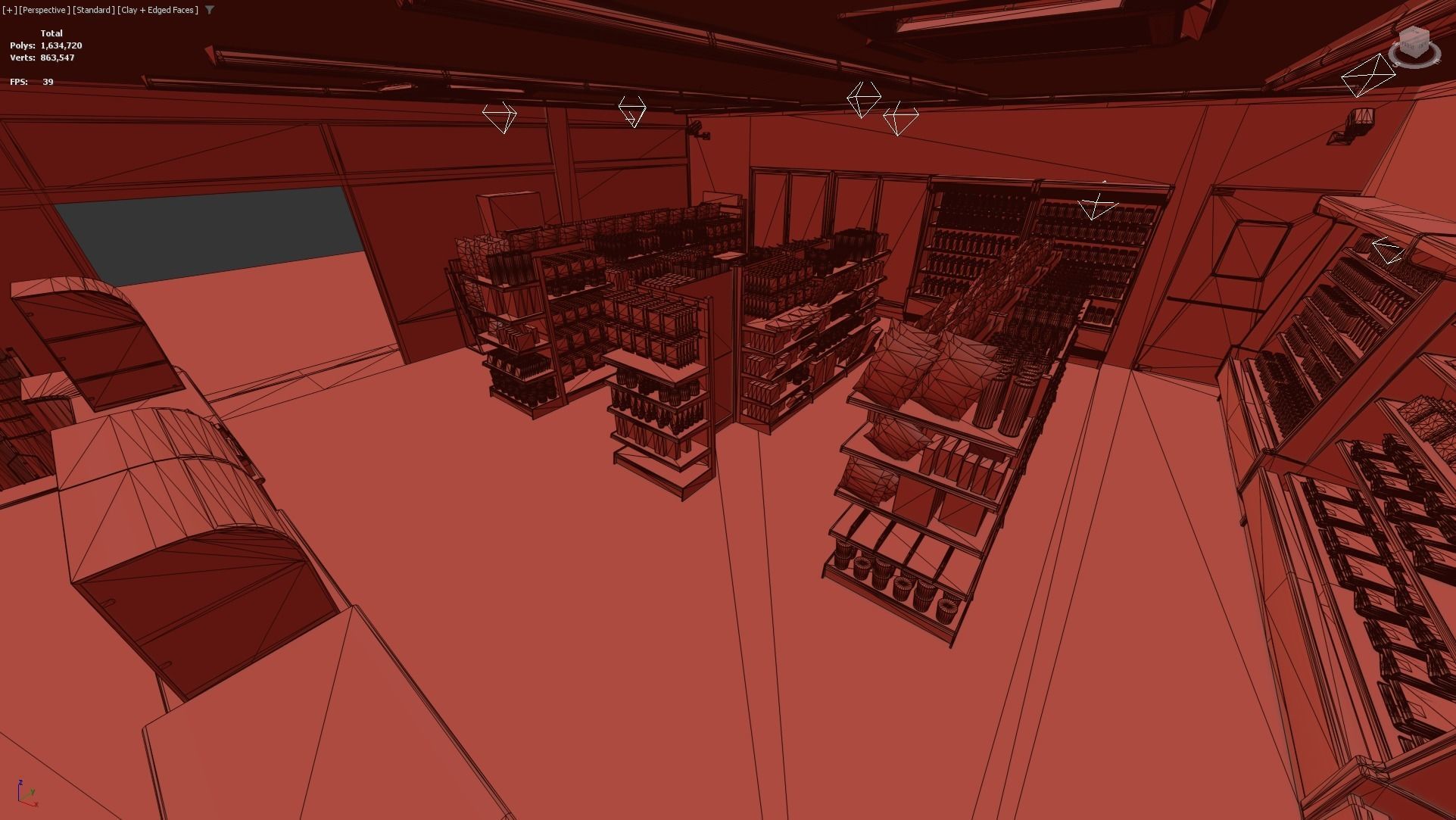 Japanese Convenience Store - Over 400 unique assets Low-poly 3D model_18