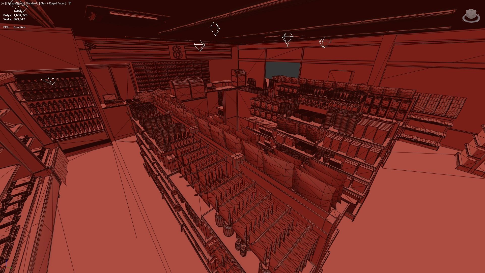 Japanese Convenience Store - Over 400 unique assets Low-poly 3D model_20