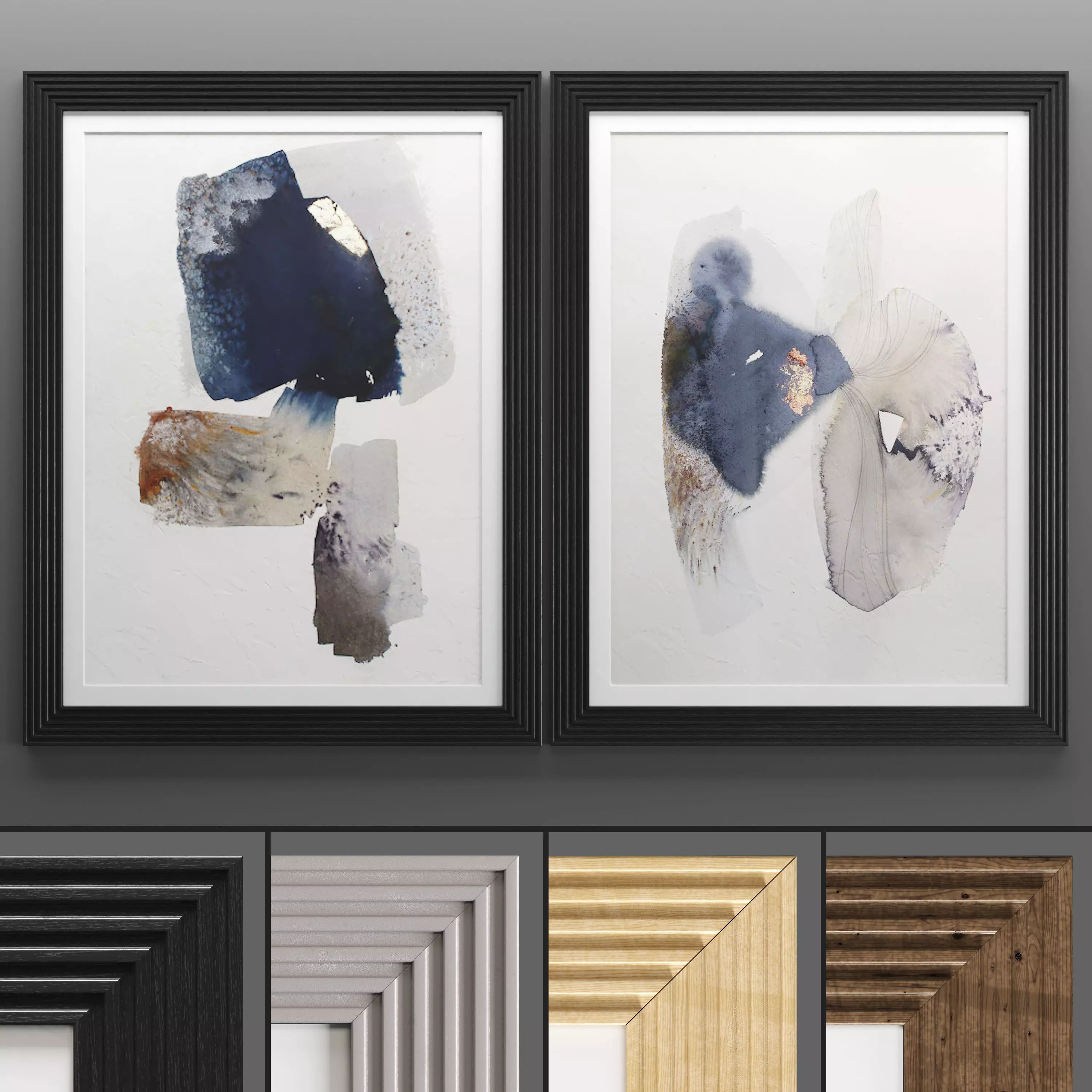 Art Frame 681 Low-poly 3D model_0