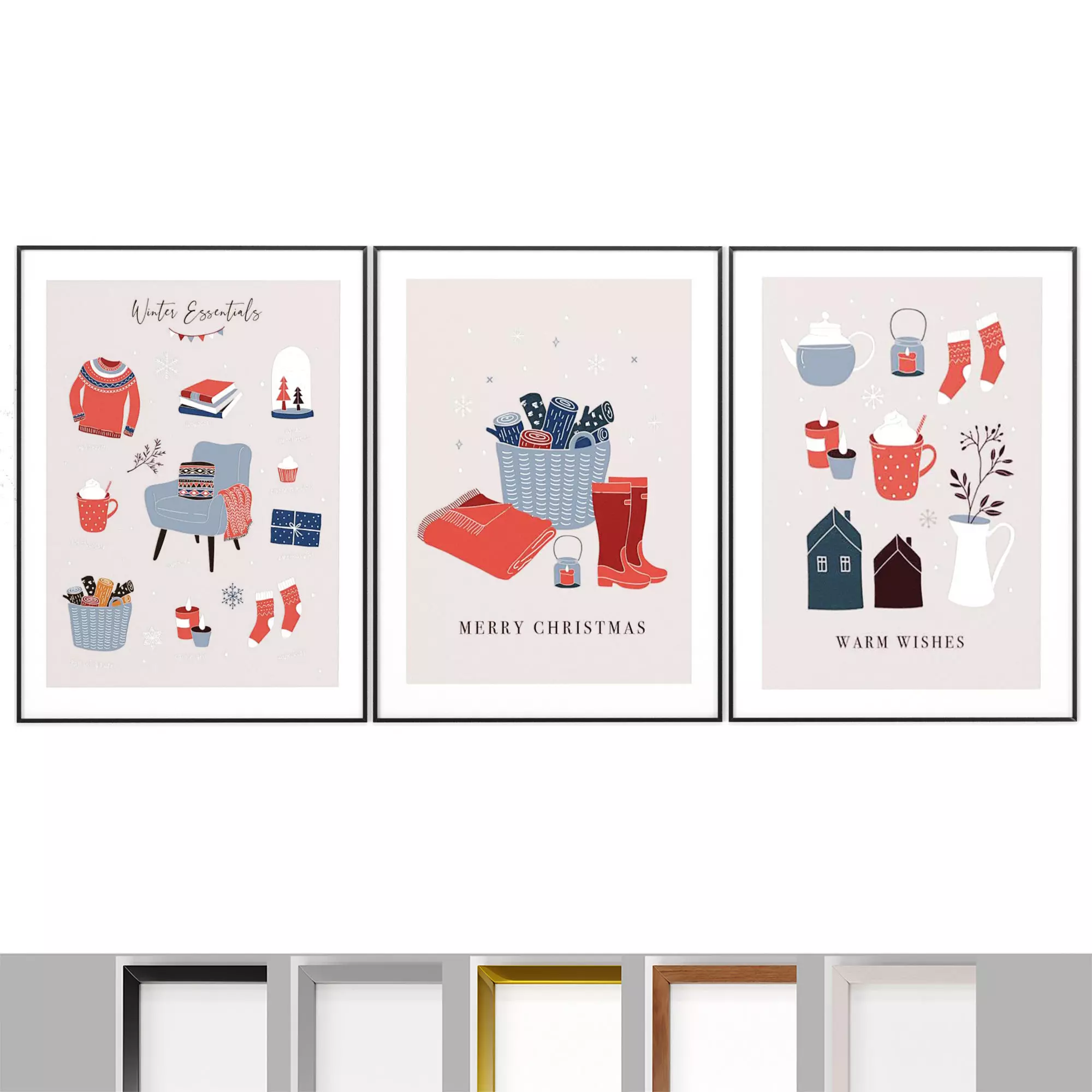Art Frames 135- Christmas wall art 5 3D model_0