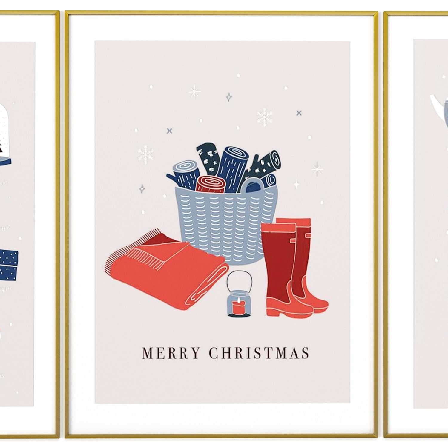 Art Frames 135- Christmas wall art 5 3D model_2