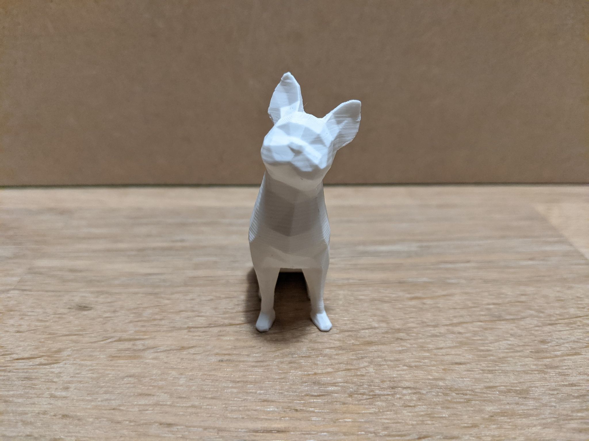 Low Poly French Bulldog 3D print model_5