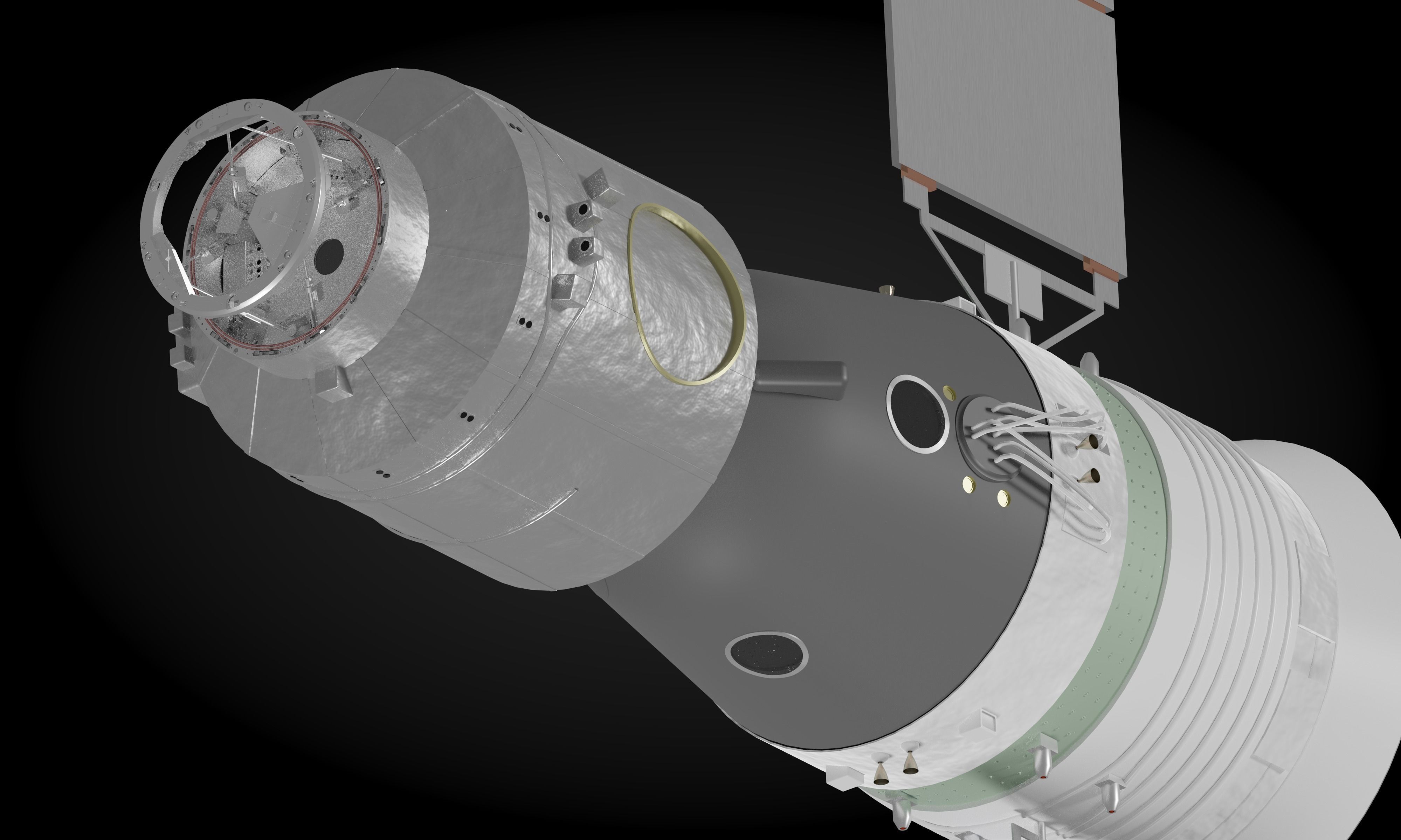 Shenzhou spacecraft 3D model_2