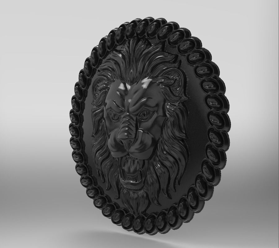 lion 1 3D print model_7
