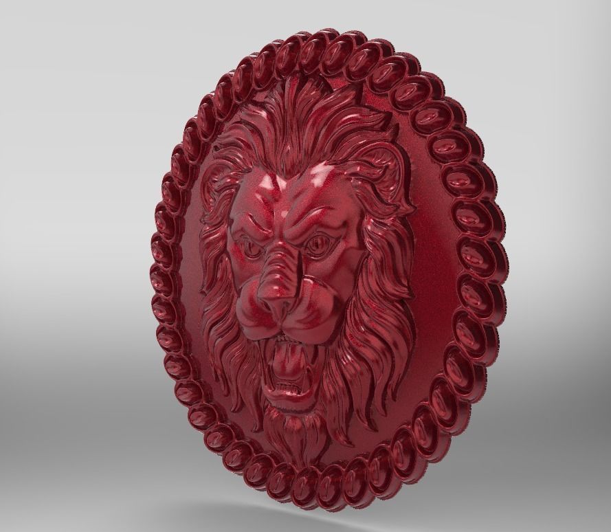 lion 1 3D print model_0