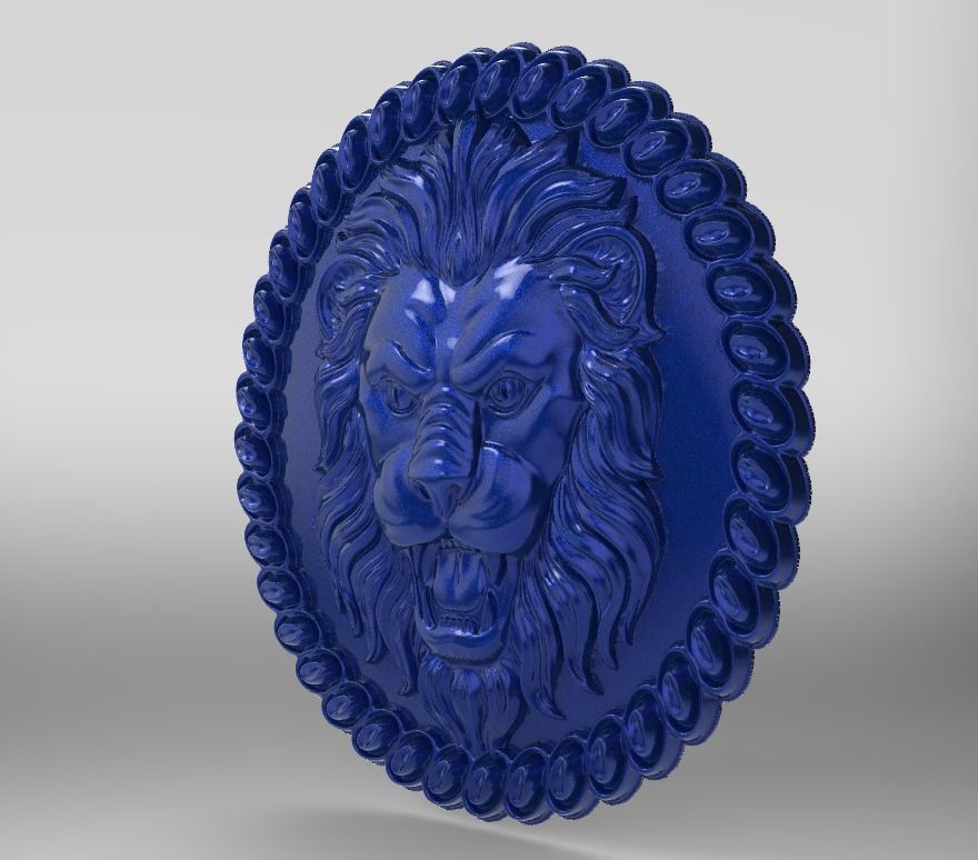lion 1 3D print model_8