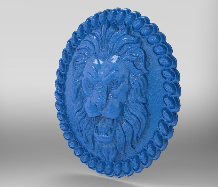lion 1 3D print model_11