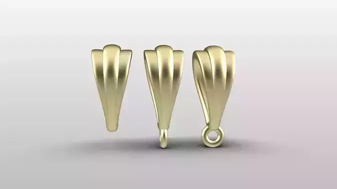 FREE Bail for charms and pendants Free 3D print model