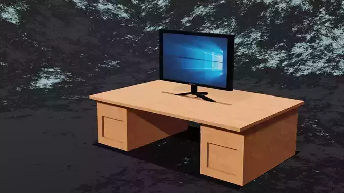office desk monitor Texture