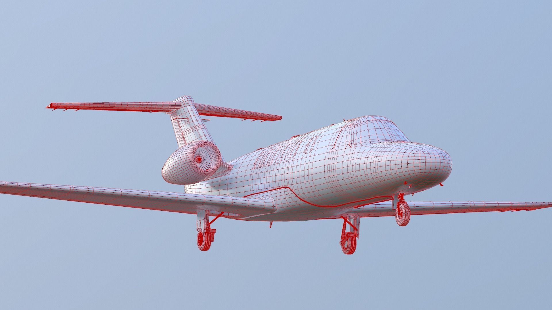 Cessna Citation CJ4 Low-poly 3D model_18
