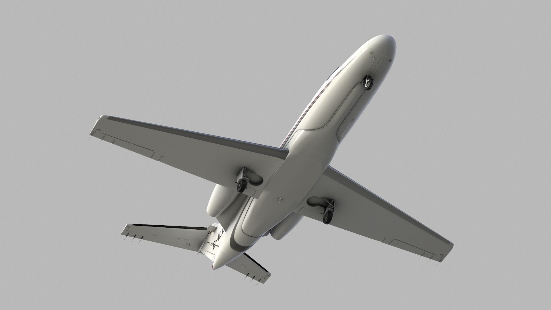 Cessna Citation CJ4 Low-poly 3D model_4