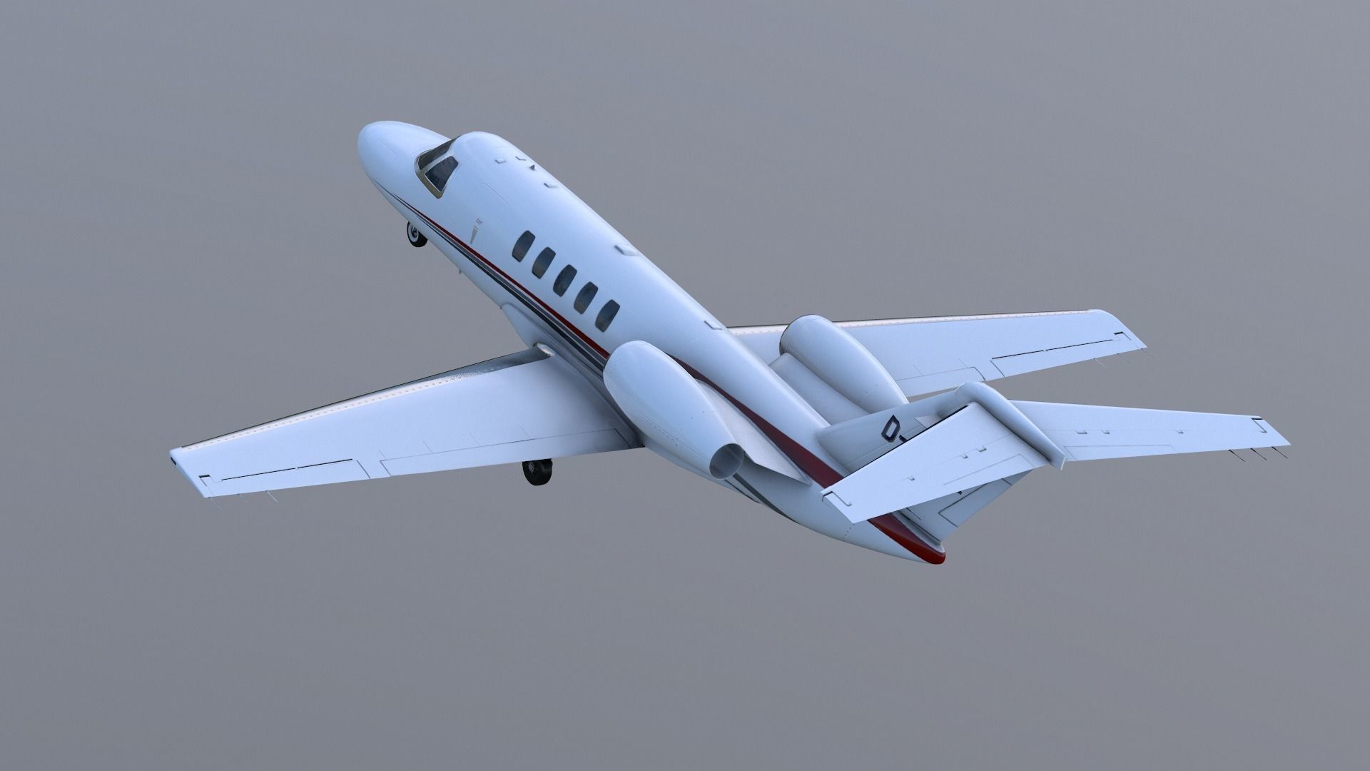 Cessna Citation CJ4 Low-poly 3D model_14