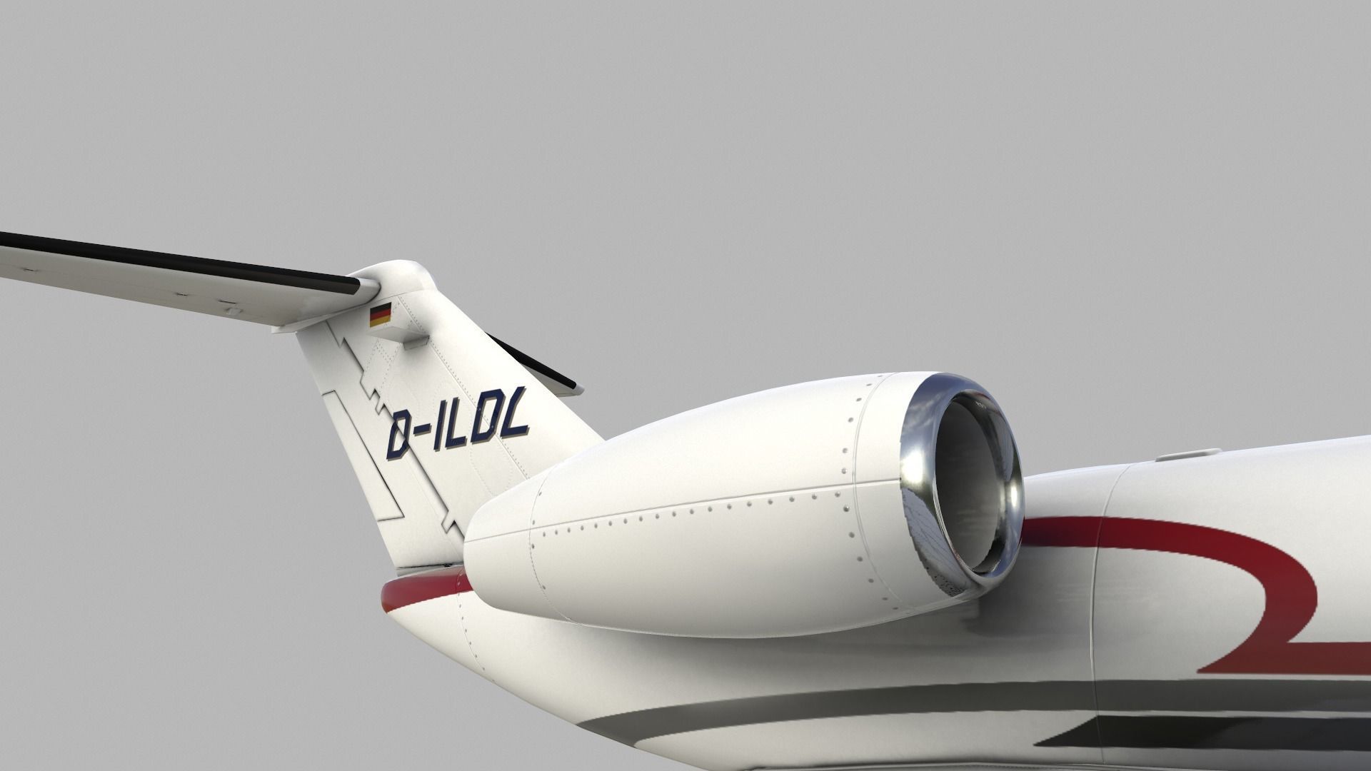 Cessna Citation CJ4 Low-poly 3D model_11
