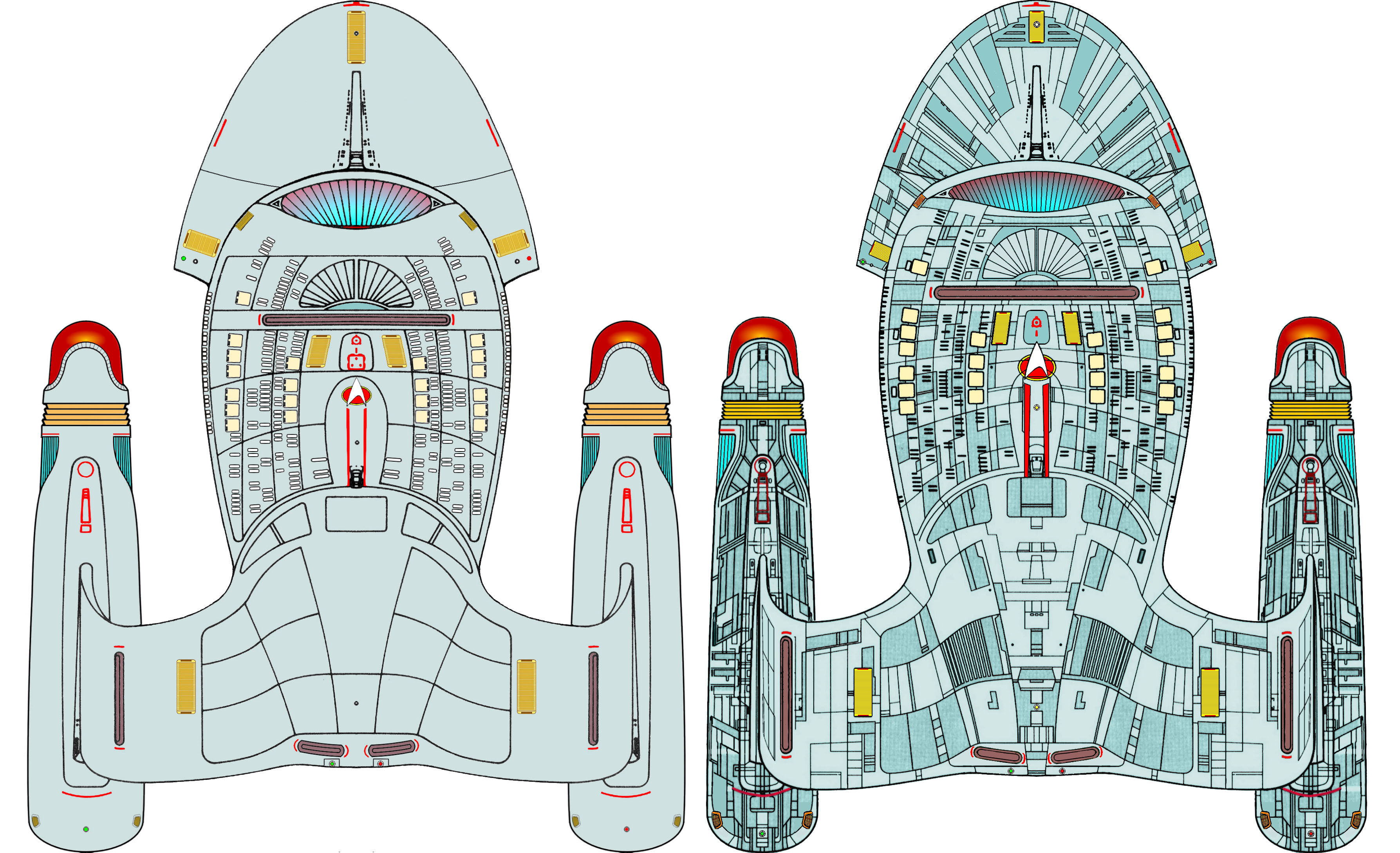 3D Model Star Trek Enterprise from The Next Generation TV Series 3D model_18