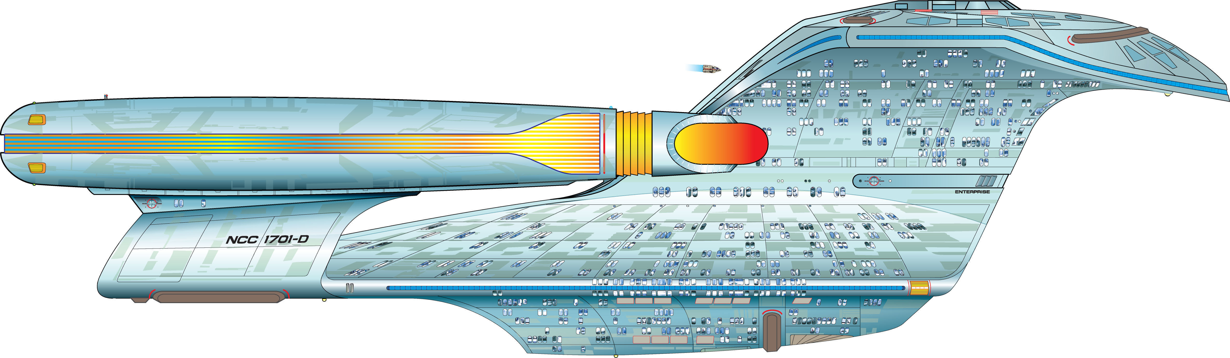3D Model Star Trek Enterprise from The Next Generation TV Series 3D model_9