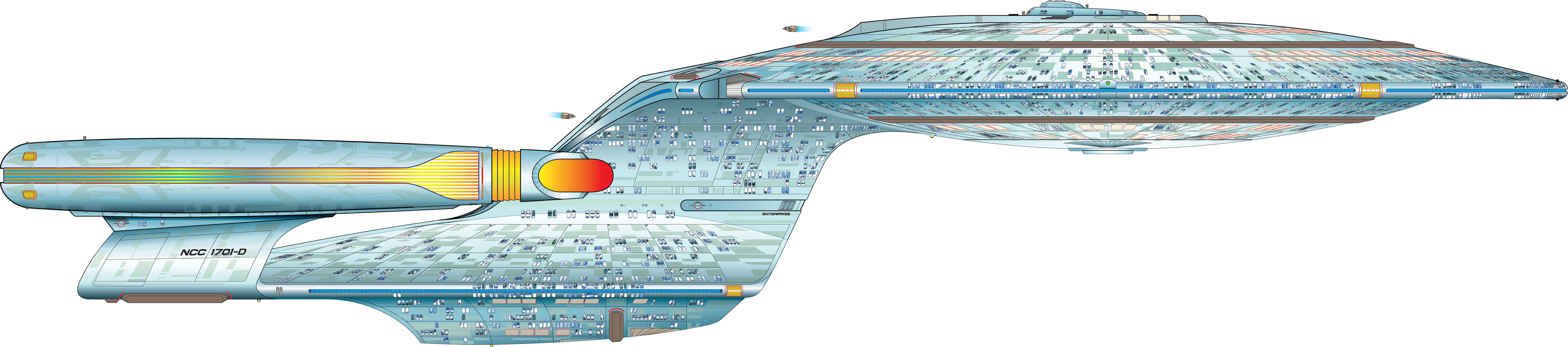 3D Model Star Trek Enterprise from The Next Generation TV Series 3D model_10