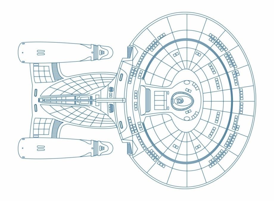 3D Model Star Trek Enterprise from The Next Generation TV Series 3D model_17