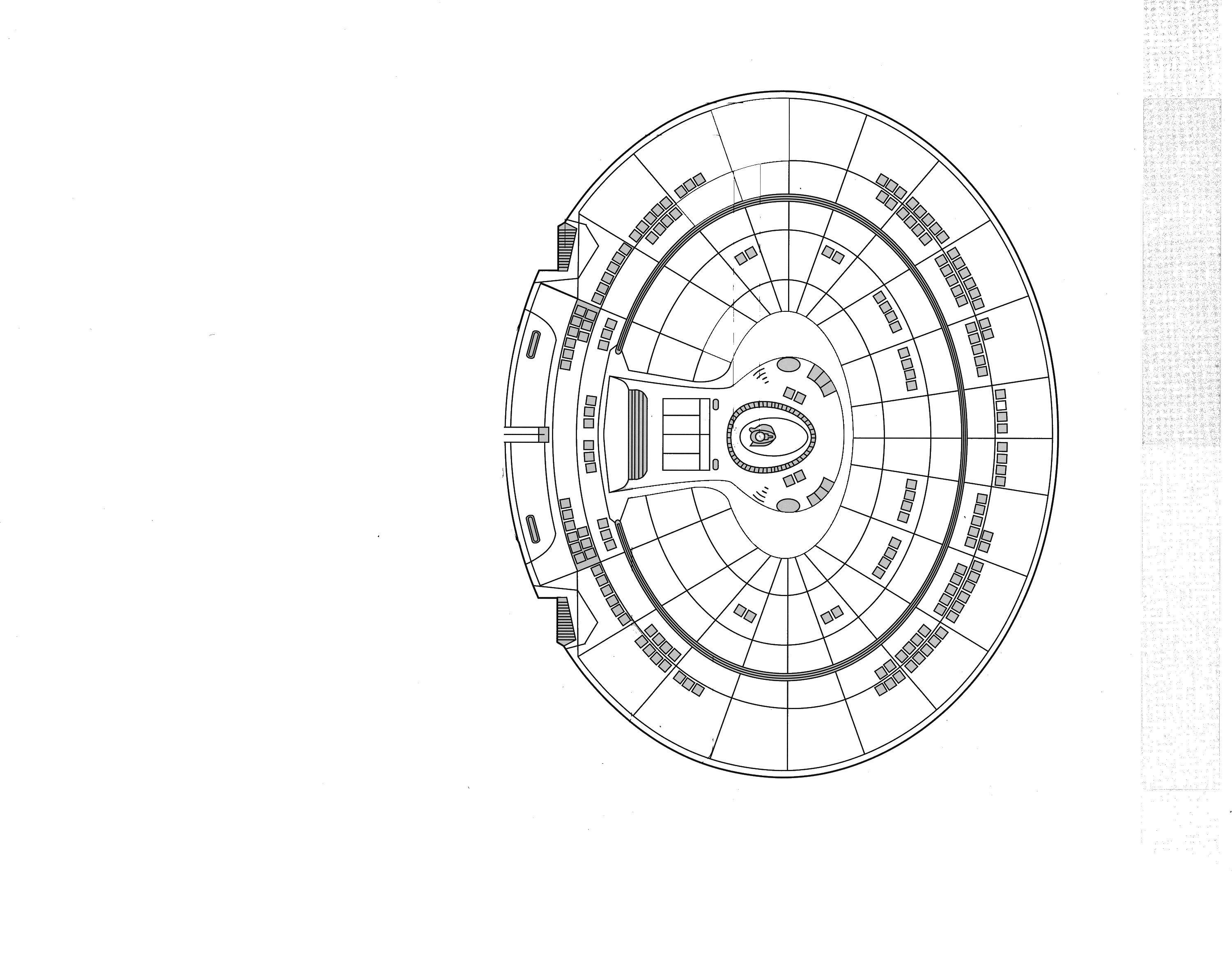 3D Model Star Trek Enterprise from The Next Generation TV Series 3D model_19