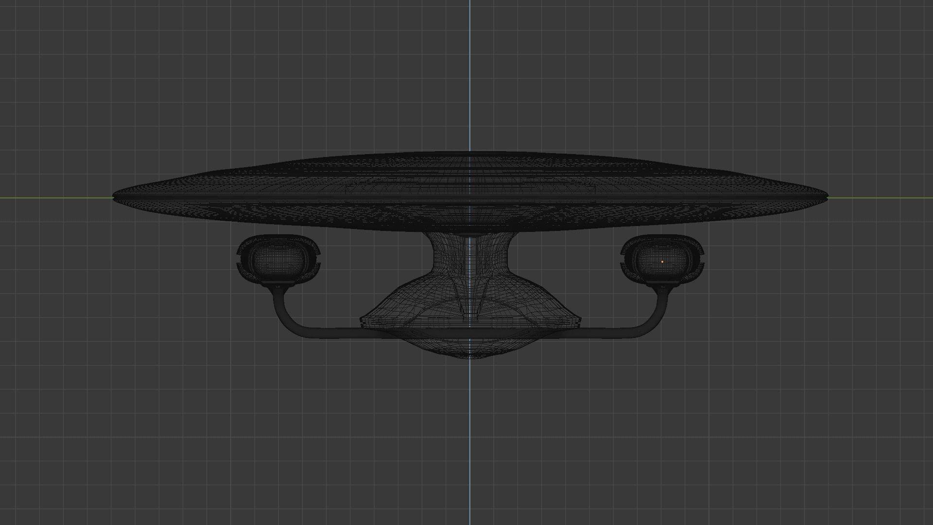 3D Model Star Trek Enterprise from The Next Generation TV Series 3D model_7