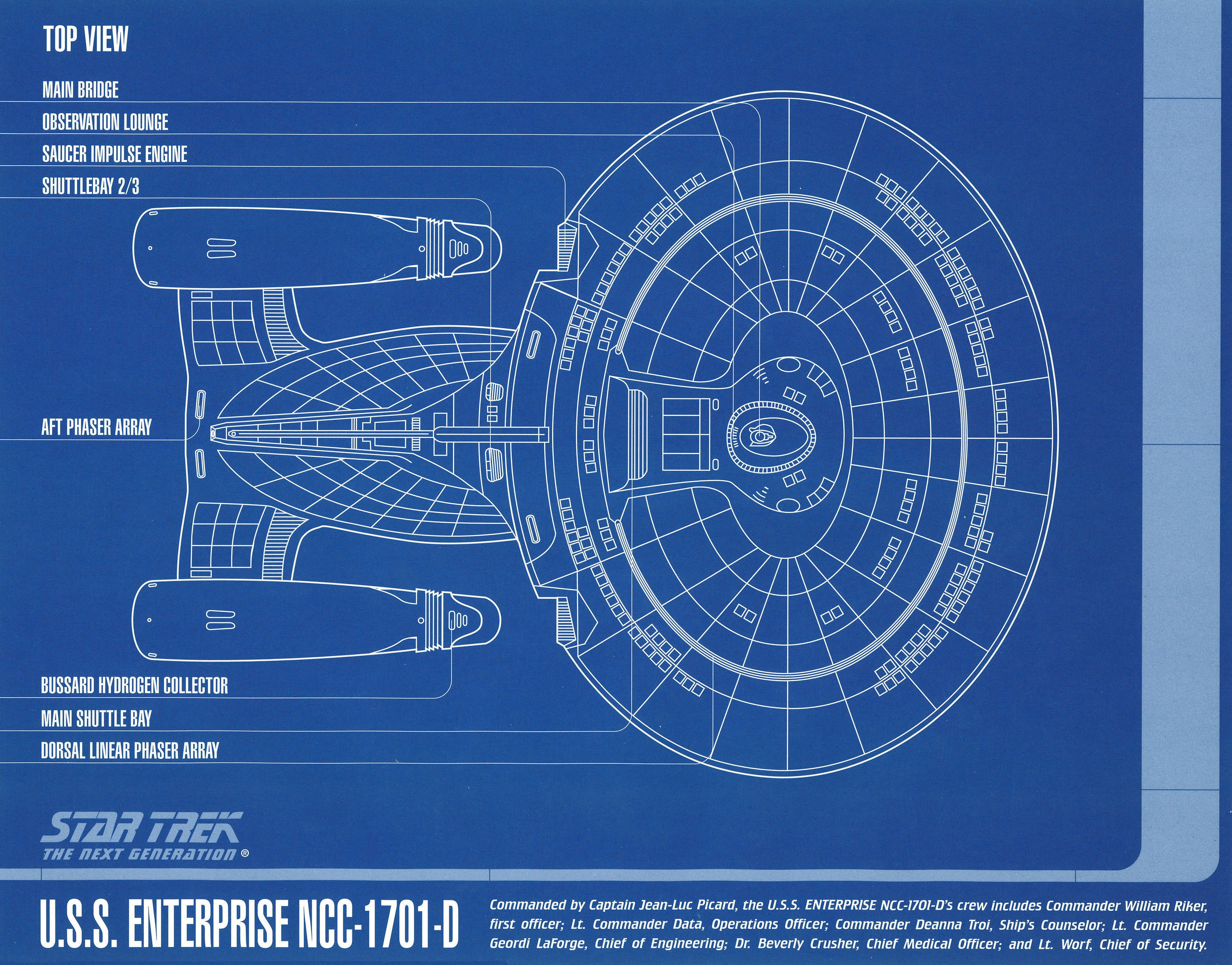 3D Model Star Trek Enterprise from The Next Generation TV Series 3D model_16