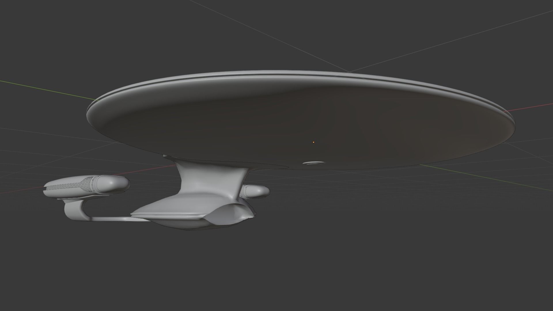 3D Model Star Trek Enterprise from The Next Generation TV Series 3D model_8