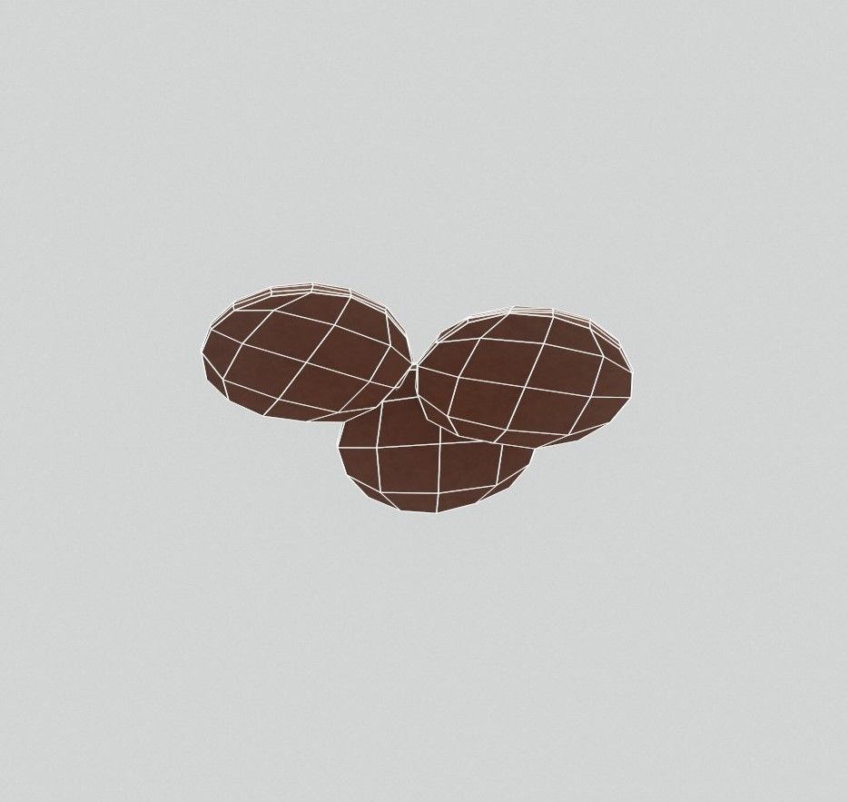 Double Chocolate Cookies G71 Low-poly 3D model_11