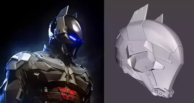 Arkham Knight helmet - Red hood 3D print model