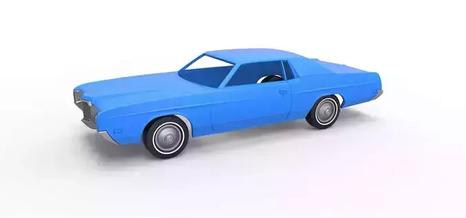 Shell and wheels LTD 1971 Scale 1 to 25 3D print model