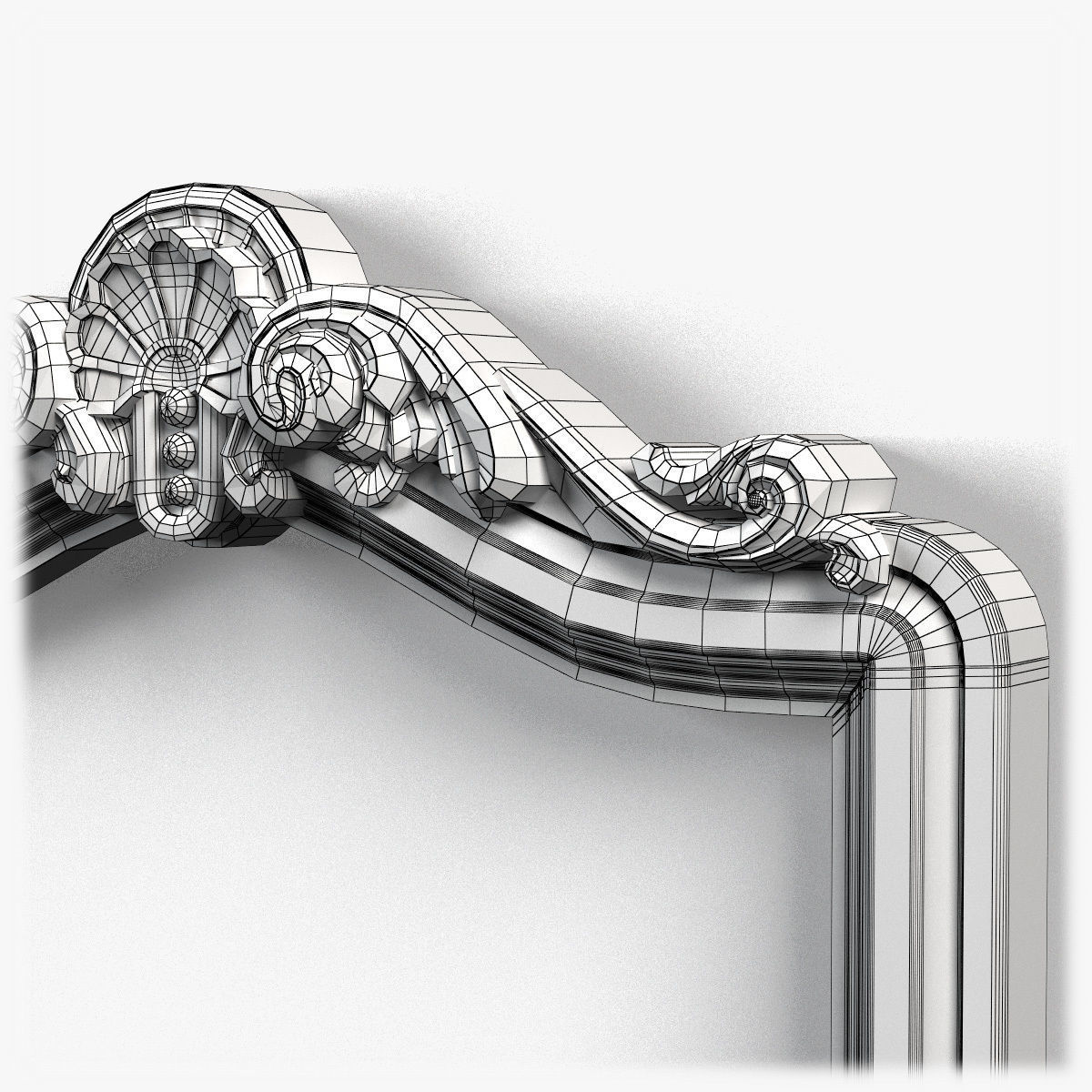 Frame0066 ornate frame 3D model_13