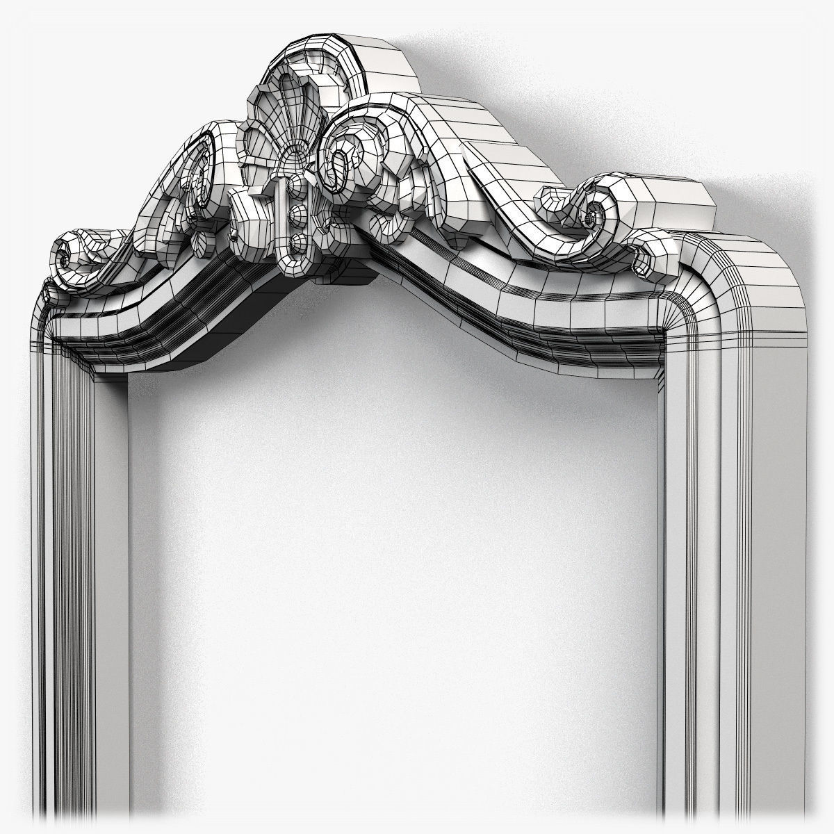 Frame0066 ornate frame 3D model_12