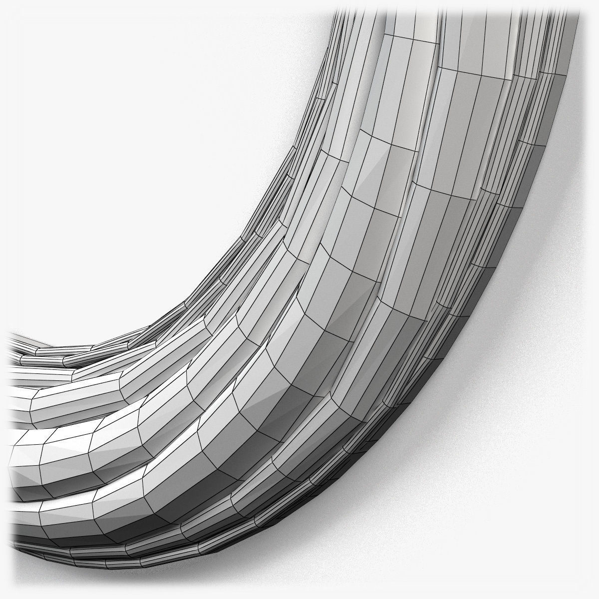 Frame0067 silver oval frame 3D model_14