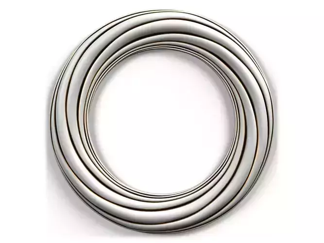 Frame0067 silver oval frame