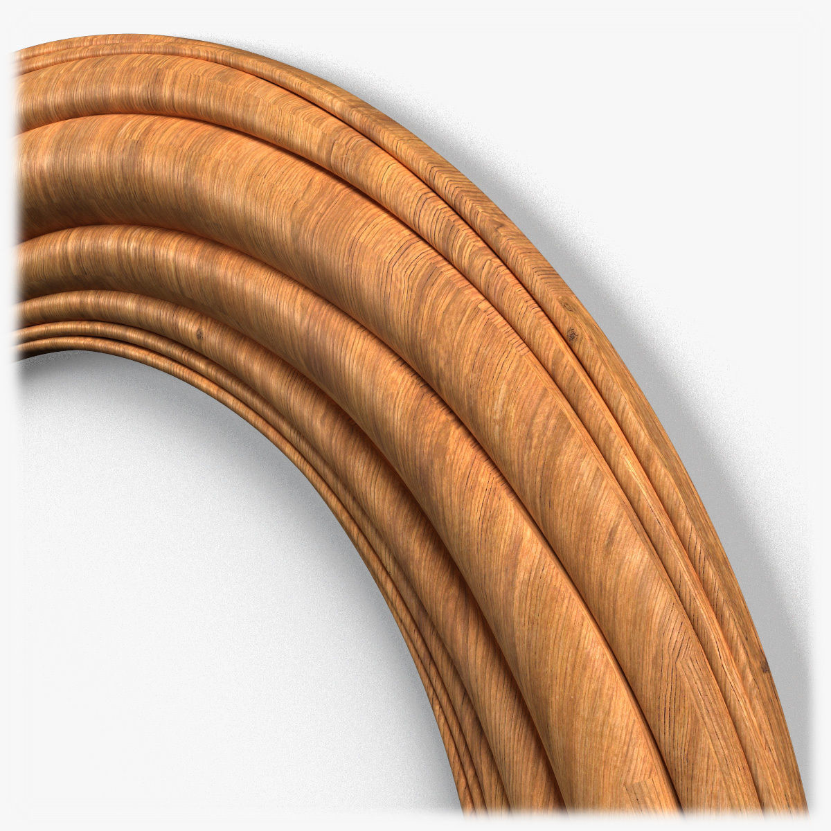 Frame0067 silver oval frame 3D model_9