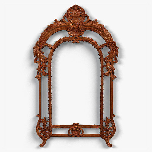 Frame0069 ornate mirror frame 3D model 3
