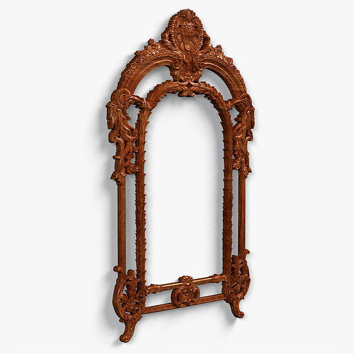 Frame0069 ornate mirror frame 3D model 4