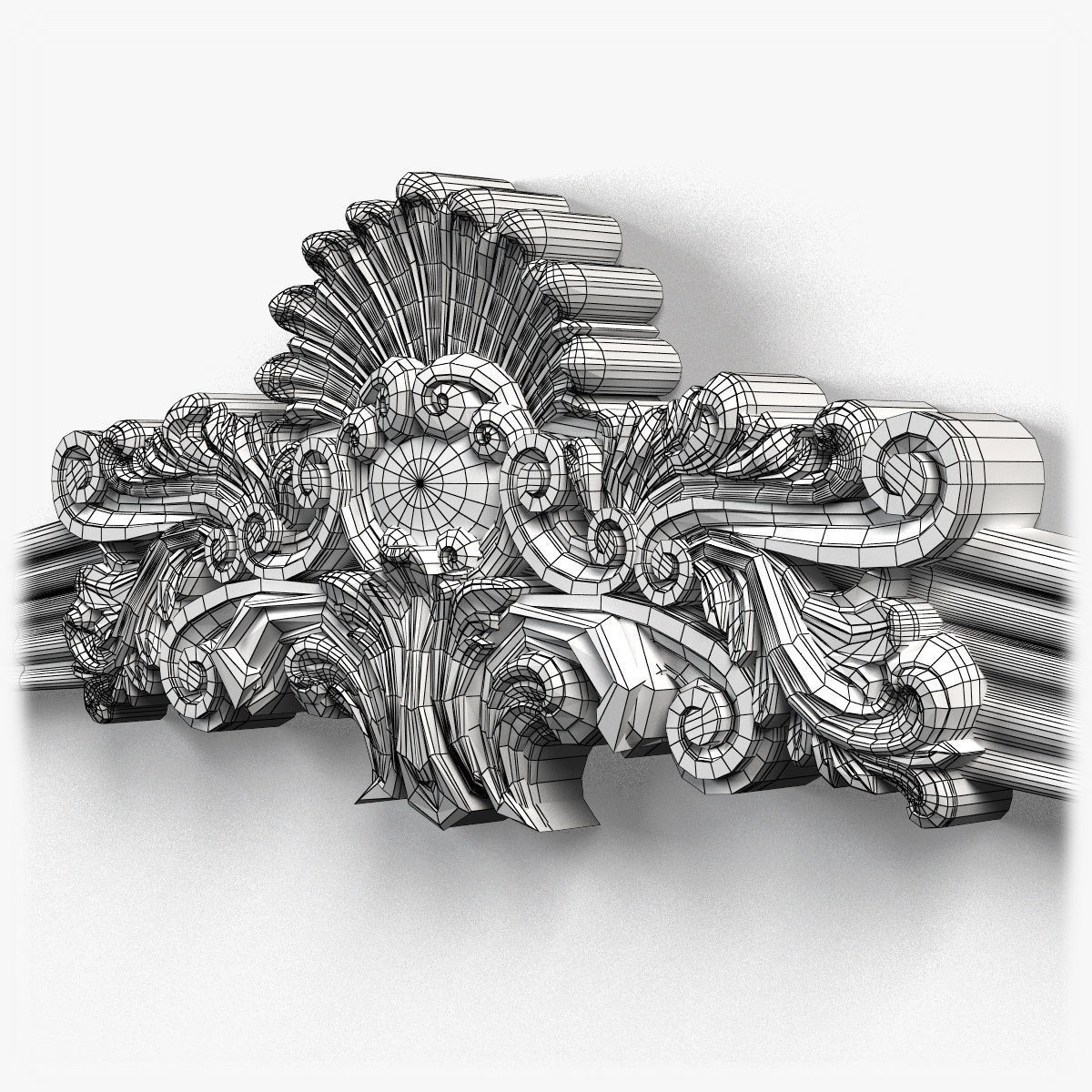 Frame0070 ornate frame 3D model_12