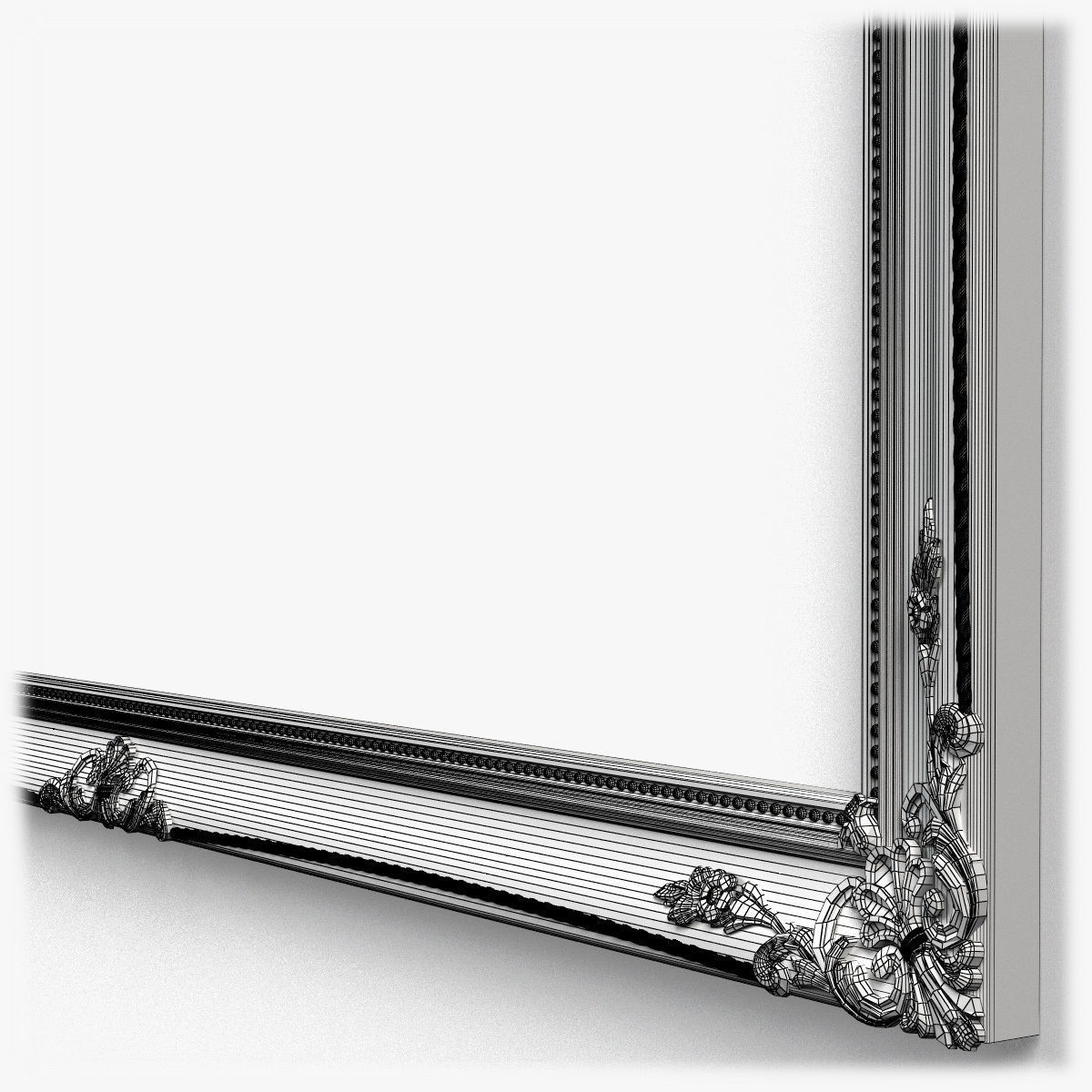 Frame0071 ornate frame 3D model_14