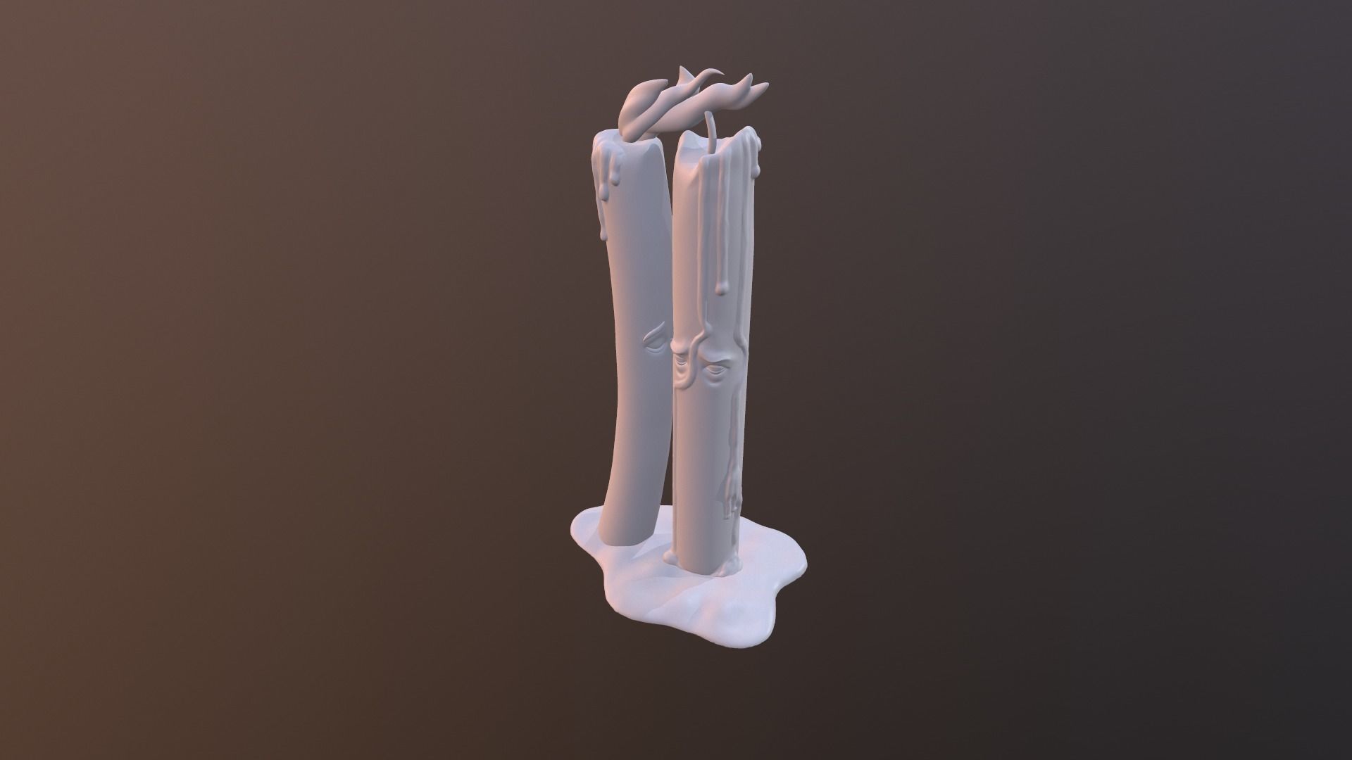 Love Candles 3D print model_3