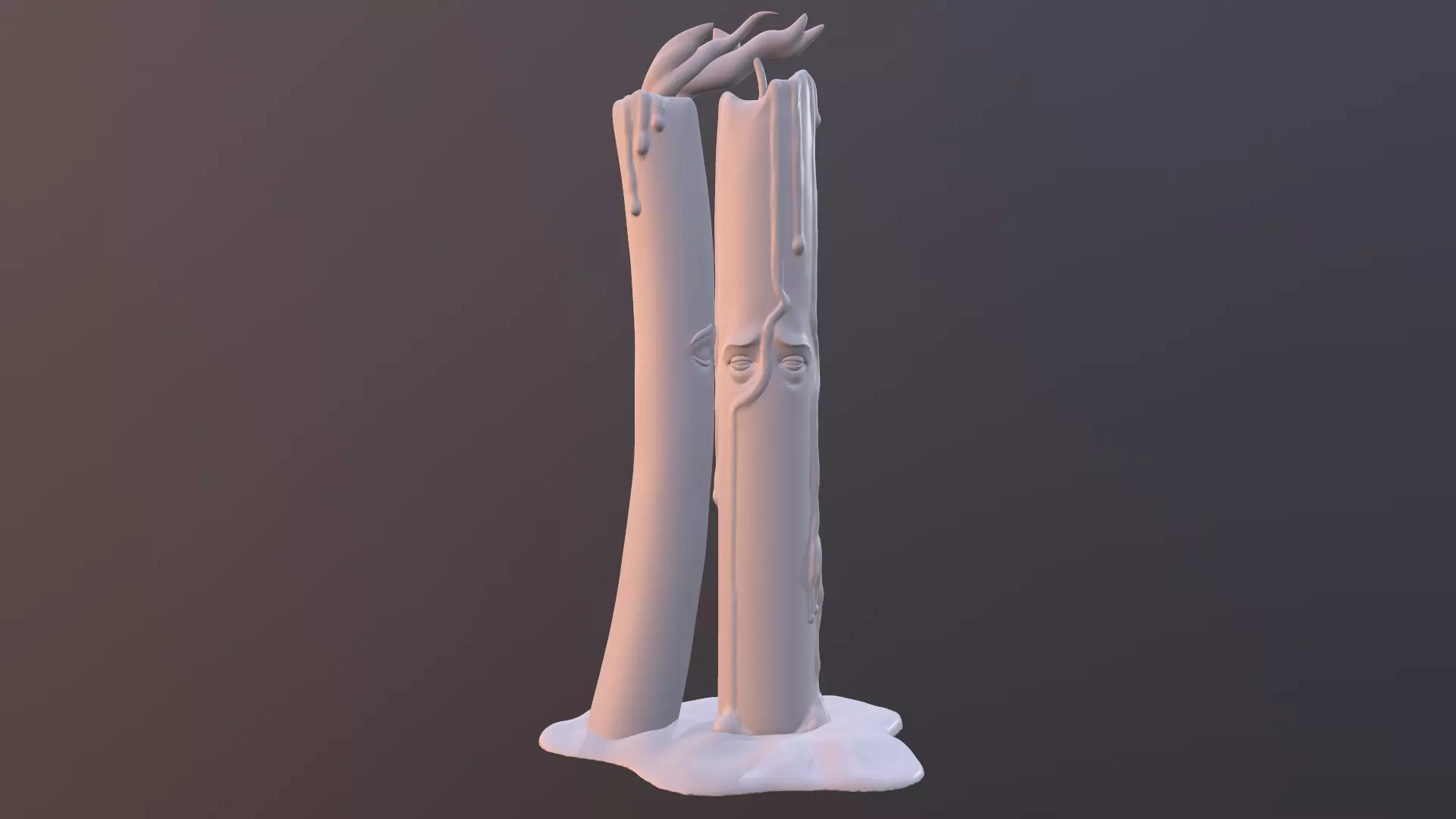 Love Candles 3D print model_0