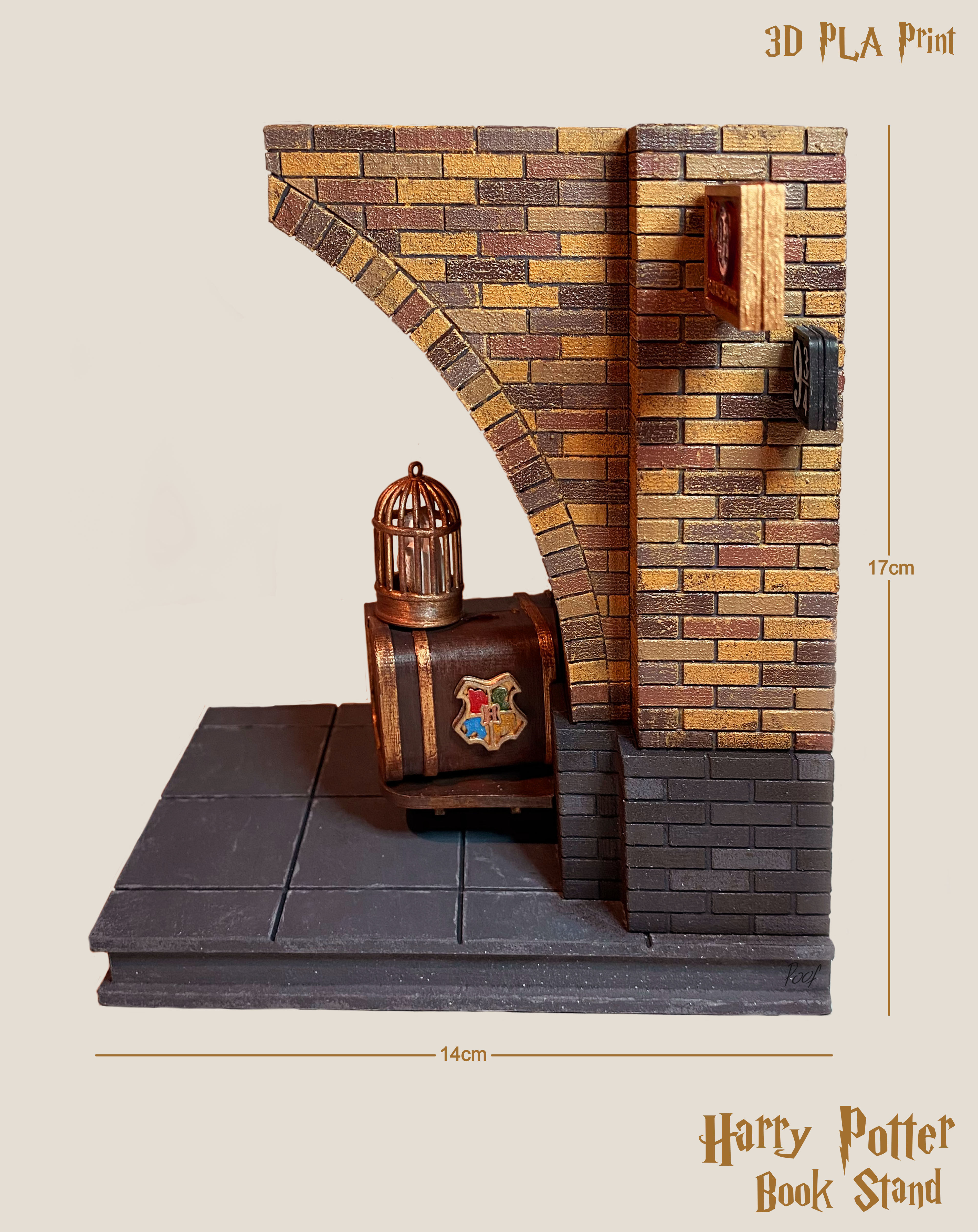 Harry Potter Book Stand 3D print model_3