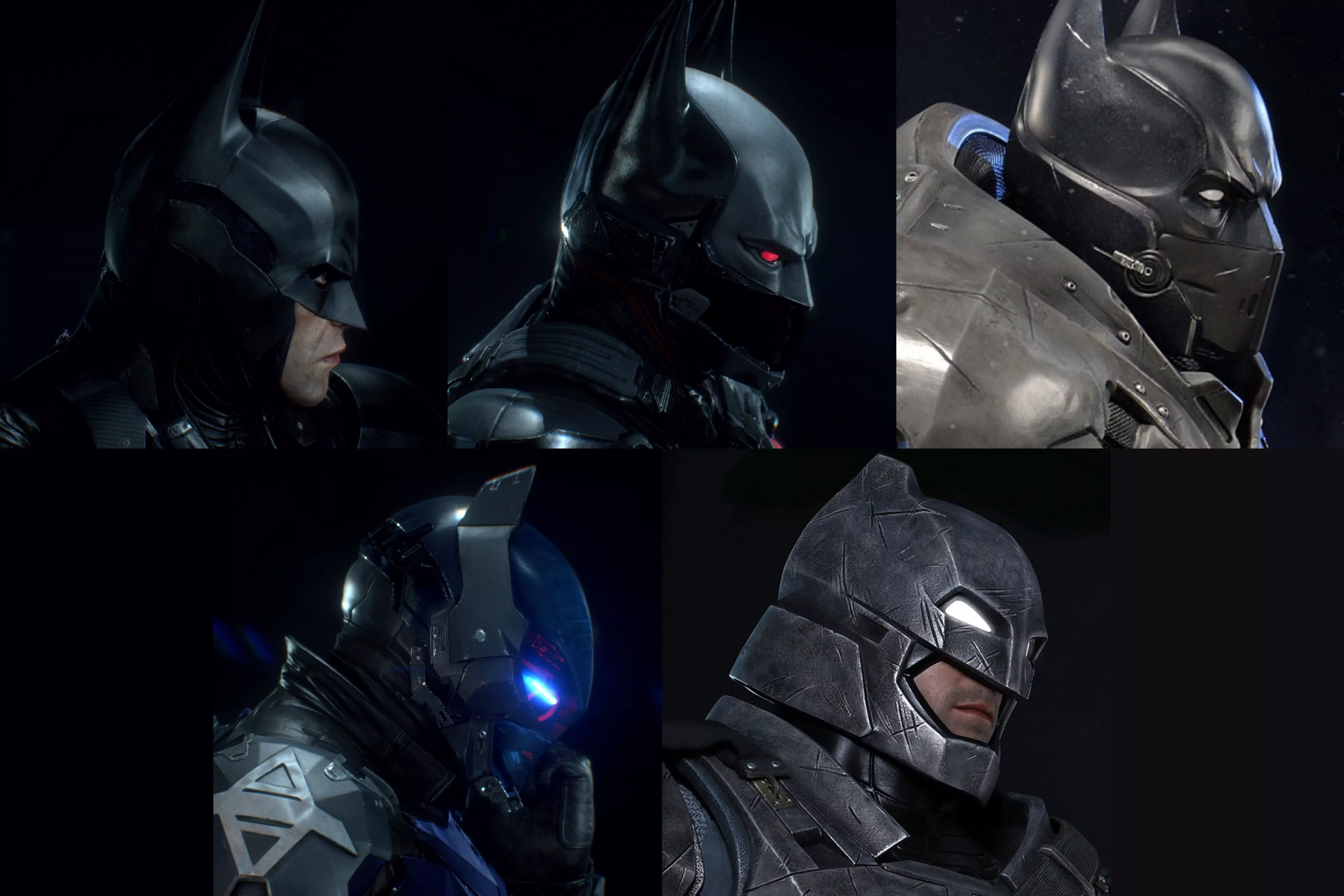 Batman Helmet Pack 3D print model_0