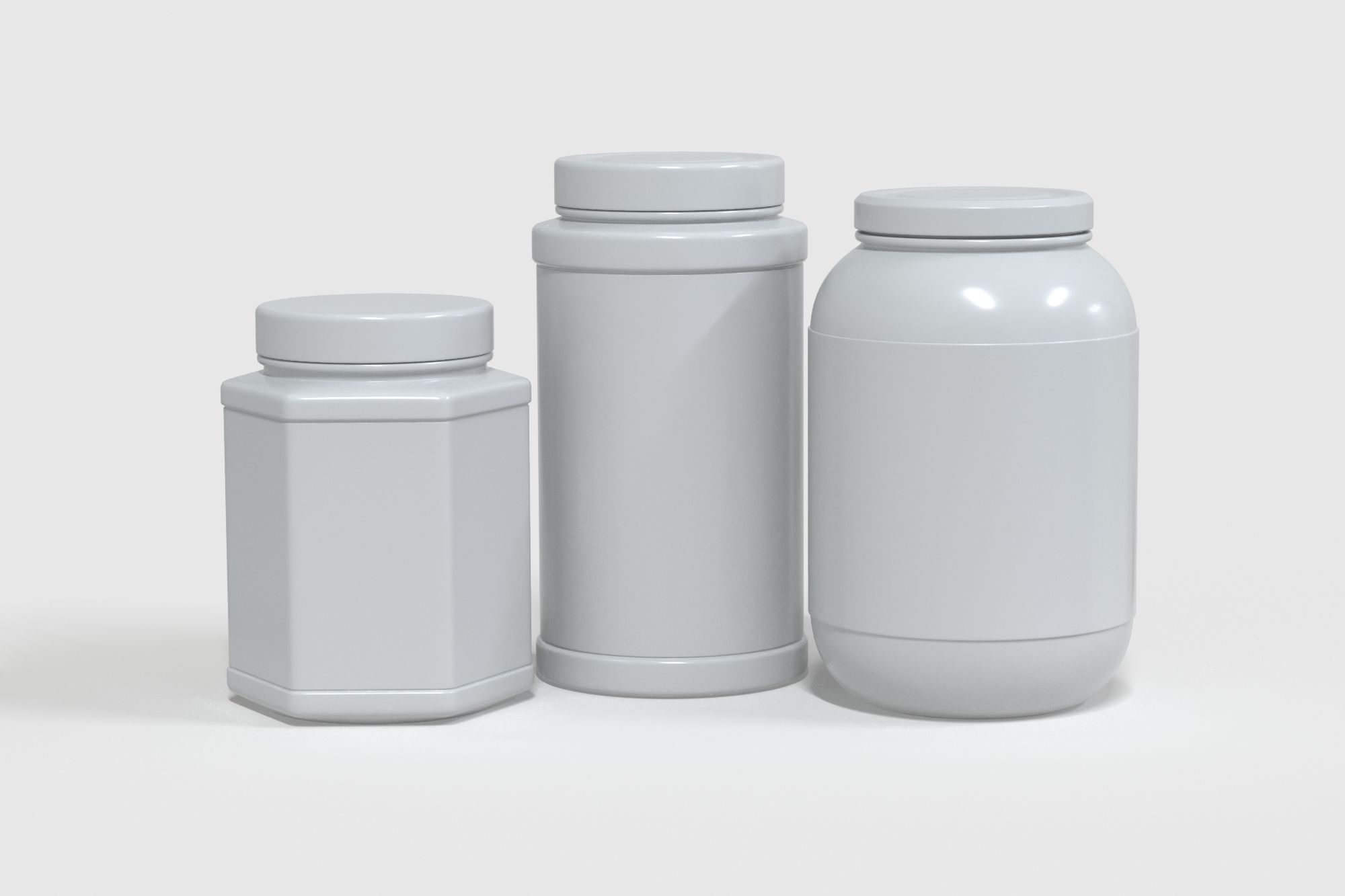 Honey jar 3D model_3
