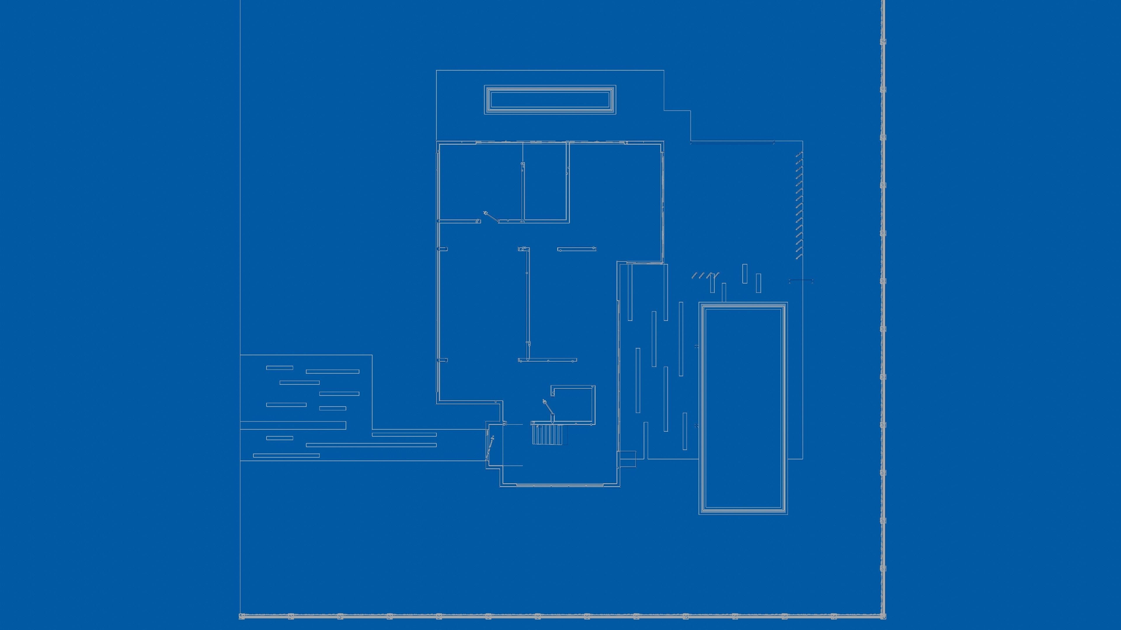 Modern villa 2021 Blender Eevee and Cycles 1 Low-poly 3D model_48